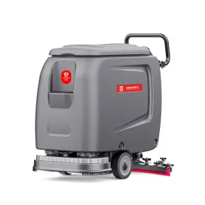 CleanHorse ARES510 New Walk-Behind Floor Scrubber Machine for Shopping Mall Dual Brushes 2000/h Efficiency 24V Battery