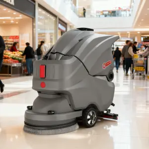 Cleanhorse X2 New Walk-behind Floor Scrubber 24V85Ah Maintenance-free Battery 2500/h Cleaning Capacity 2-Year Warranty