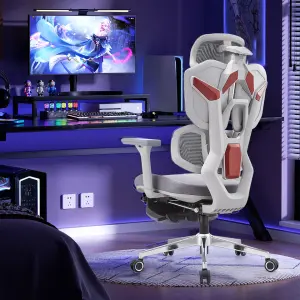 Factory Direct Sale Comfortable Multi-color Optional PC Computer Ergonomic Desk Office Gamer Chair with Footrest