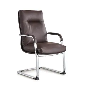 Wholesale Modern Visitor Leather PU Lift Boss Chair Mid Back Design Oficina Chair Executive Conference Chair