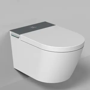 New Design European Automatic Intelligent Shower Toilet Wall Mounted Bathroom Wall Hung Smart Toilet