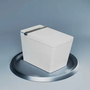 Square Shape New Design Ceramic Intelligent Water Closet Bathroom Floor Mounted Automatic Smart Toilet Commode