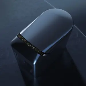 Luxury Modern New Design Good Quality Ceramic Intelligent Floor Mounted Water Closet WC One Piece Automatic Smart Toilet Commode