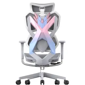 Women's Choice X5C Mesh Gamer Esports Chair Height Adjustable Revolving PC Computer Chair with 3D Linkage Armrest for Comfort