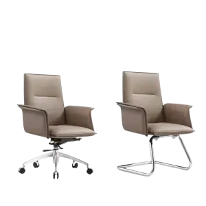 Aston S-030 High-End PP Executive Office Chair-Ergonomic Design Adjustable Armrest & Swivel Base for Executives Remote Work