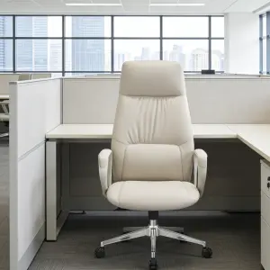 Executive Leather Office Chair | Class 3 Gas Lift | One-Stop Office Furniture Factory