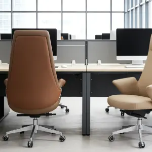 Commercial Executive Leather Chair | Heavy Duty Structure | Project & Wholesale Only