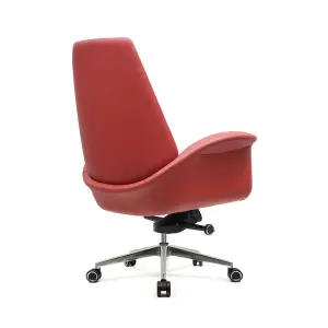 Modern Design Mid Back Boss Leather Chair Office Use