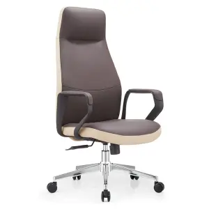 Heavy Duty Reclining Modern Design Elegant Ergonomic Executive Comfort Support Soft Plush Seat Synthetic PU Leather Office Chair