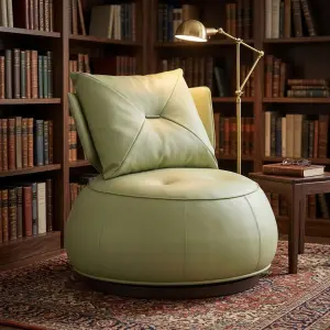 Liyu Italian High End Premium Leisure Sofa Chair with Modular Design PU Leather Luxury for Living Room Hotel & Outdoor Use