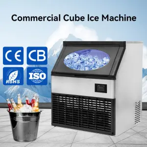 Factory High Capacity Commercial Kitchen Refrigeration Equipment 117kg Commercial Ice Block Making Machine For Business