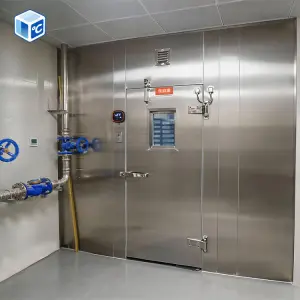 Industrial Grade 304/316 Stainless Steel Large Scale Cold Room Walk In Freezer with Heavy Duty PU Panels for Severe Environment