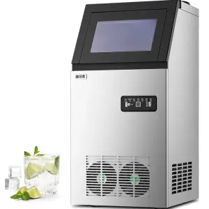20KG 25KG 30KG 35KG 40KG 60KG 110V 220V Commercial Efficient Ice Making Machines Using Commercial Ice Cubes for Bars