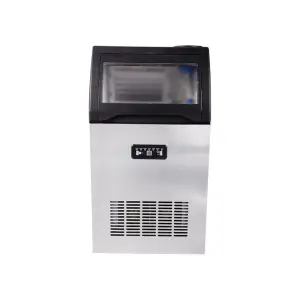 High Performance 110v/220v Commercial Ice Cube Maker for Restaurants Bars Coffee Shops Milk Tea Rooms Electric for Household Use