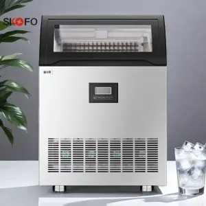 OEM Commercial Ice Maker High Output Continuous Easy to Place for Restaurants and Food Shops Electric Cube Shape