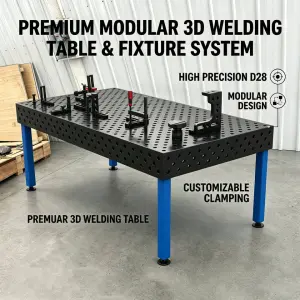 1200*1200*200mm Multi-hole Welding Surface Panel 3D Welding Table