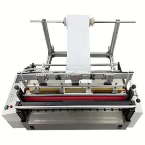 High Performance Automatic Pp Plastic Film Polybag Polythene Bag Sheet Roll Cutting and Sealing Plastic Bag Making