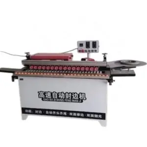 Portable Small Edge Banding Machine with Speed Control & Press