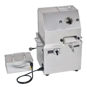 Electric 3 Roller Sugar Cane Juicer Machine Commercial Stainless Steel Desktop Portable 24V Battery Powered Extractor