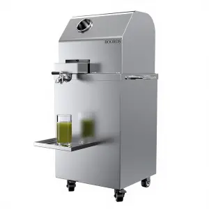 CHANG QING Cq-8439 Automatic Sugarcane Juice Machine 1100W 3 Stainless Steel Rollers 2.4" Extra Large Inlet 300KG/H High Output