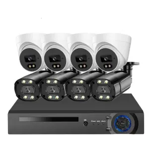 8mp 5mp Outdoor 8CH AHD Security Camera Kit 4k HDD Ahd Dvr Ki Surveillance Dvr Kit 2mp 8Channel AHD CCTV System