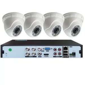 Xmeye VMS Indoor 4ch 2MP 5MP AHD Analog Camera AHD CCTV System H.265 Bullet Dvr Kit Security System Analog AHD Camera Kit