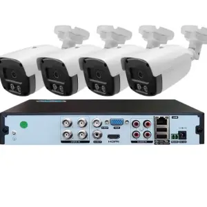 XMEYE Home Security System with 1080p 2MP AHD CCTV Camera Kit 4ch Outdoor Bullet Camera & 2MP DVR HDD Data Storage Options