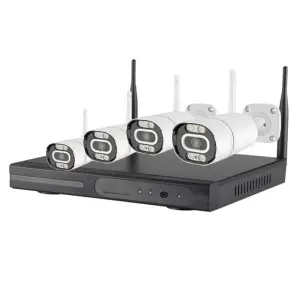 EseeCloudh 4ch 3MP 5MP BULLET Wireless Camera System NVR Kit Camera Outdoor Night Vision Security IP Camera WIFI CCTV System