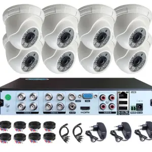 XM VMS Indoor Home Security CCTV System 4ch 8ch 2MP 5MP AHD Analog Camera Dvr Kit with Night Vision and CMOS Sensor