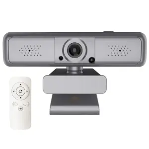 4K 8mp Remote Control 5X Digital Zoom Sliding Lens Privacy Cover Live Streaming USB Web Cam Camera UVC Computer Webcam