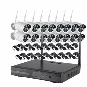 Jianvision Easy Play 16CH Eseecloud 5MP Waterproof Wireless Network IP CCTV System Night Vision Surveillance