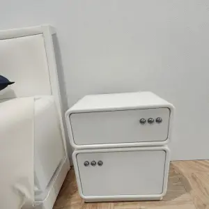 Modern Wood NightstandLuxury Bedroom Furniture Home Decorative Bedside Table