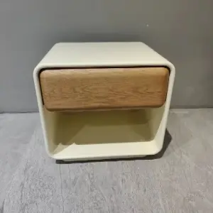 Solid Wood Nightstand Modern Luxury Custom Premium Bedroom Furniture for Home Hotel Apartment Living Room Use