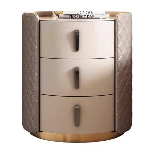 Modern Nightstands Bedroom Side Cabinet with Top Panel Wood Style Home Furniture