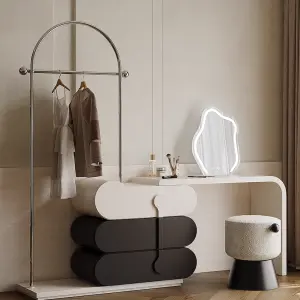 Zylindrisch Nama Modern Design Plastic Floor/Hanging Dressing Table