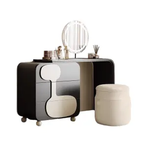 Luxury White Multi-Functional Modern Simple Nordic Dressing Table for Small Apartments Hotels Makeup Vanities
