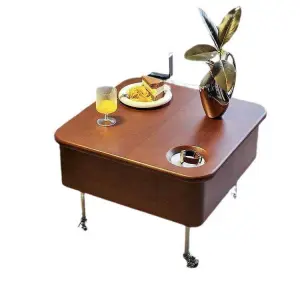Luxury Integrated Coffee Table Lifting Function Modern Multifunctional Design Durable Living Room Furniture for Small Apartments