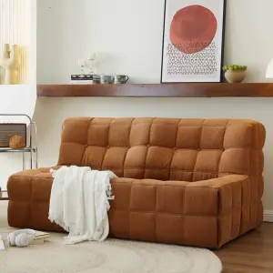 Square Hook Small-sized Living Room Sponge Durable Fabric Eco-Friendly Vacuum Compression Roll Package Sectional One Seat Sofa