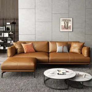 Simple Modern Eco-Friendly Durable Business Reception Meeting High-Density Sponge PU Leather Sectional Three-person Office Sofa
