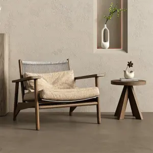 Modern Single Solid Wood Leisure Sofa Chair Living Room Home Furniture Maxky 1 Year Warranty Polished Recliner