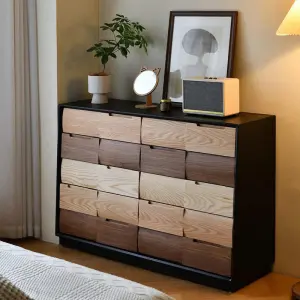 North American Black Walnut Ash Combination Bedroom Cabinet Pure Solid Wood Bed End Storage Living Room Dining Room Side Cabinet