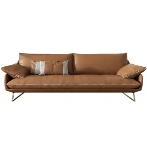 Modern Living Room Furniture Chesterfield Leather Sofas for Home Luxury
