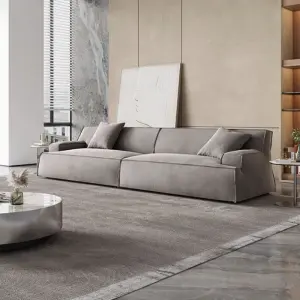 Contemporary Sofa Set Genuine Leather Modern Furniture for Living Room Comfortable Couches