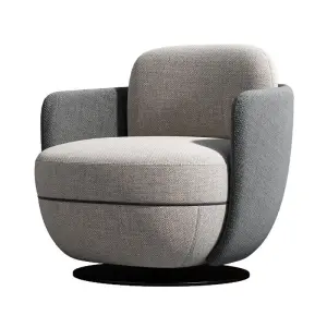 Nordic Modern Armrest Fabric Living Room Furniture Leisure Chair