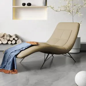 Modern Simple Single Seat Metal Structure Recliner Home Furniture Lazy Chair Sofa Bed Lounger Chaise Lounge