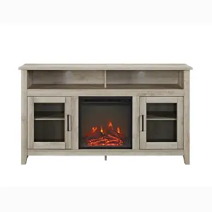 Guangdong Tv Fireplace Cabinet Modern Stand Wood Living Room Luxury Modern