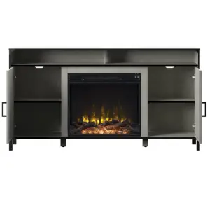 Antique Metal Frame Tv Fireplace Cabinet Modern Simple