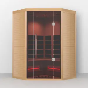 Combination Ceramic and Carbon Heater Infrared Sauna Indoor Wooden Infra Sauna Room