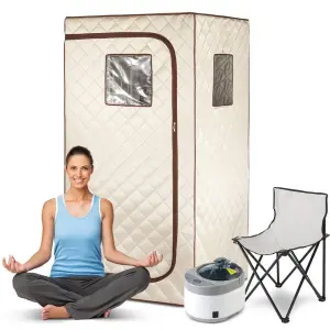 Full Size Personal Whole Body Home Foldable Portable Steam Sauna