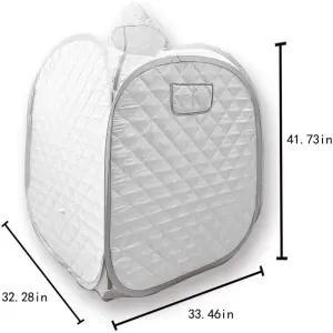 Smartmak Portable Sauna Kit One Person Full Body Home Steam Sauna With Hat